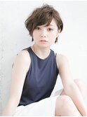 パーマ風ショートカット☆