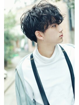 リップス 原宿(LIPPS) ツーブロック 刈り上げ 無造作ショート ネープレス マッシュ