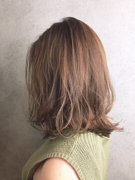 ヘアサロンM 新宿 外国人風イエローベージュ☆ハイライト【担当.miyuki】