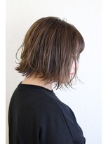 スパ ヘアーデザイン(SPA hair design) 切りっぱなしボブ_アッシュグレー