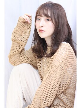 ヘアリゾート ラグーン(hair+resort lagoon) 【lagoon阿部春菜】大人かわいいミディ×柔らかフォギーベージュ