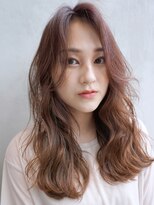 フォギーカ－ルロング_ココアブラウンフリンジウェーブ_27974