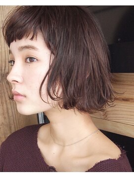 コス(kos) 【nanuk＊UEKI】ボブはお任せください＊ピンクベージュ