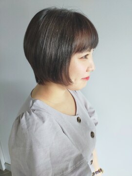 モリオフロムロンドン 原宿本店(morio from London) 【morio原宿】暗髪ショートボブ