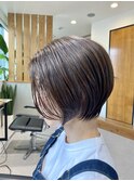 丸みショートボブ