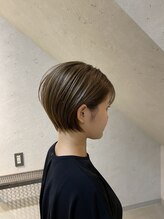 サロンナンバーハチジュウナナ(salon No.87) guestsnap　耳掛けボブ×オリーブアッシュ