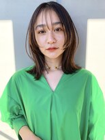 リンネテラス(Lin'ne terrace)&nbsp;お顔周りが可愛いくびれハネミディアム/こなれヘア20代30代40代