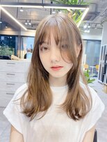 ファンナギンザ(FaNNa ginza)  20代30代40代韓国風ミックスカールくびレイヤー［髪質買改善］
