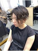 【NIKO】福岡天神大名刈り上げショート女子スパイラルパーマ