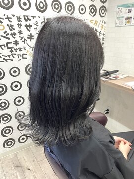 コワファーストナガサキシャンプーボーイ(COIFF1RST NAGASAKI SHAMPOO BOY) くびれヘア グレーブラック 実習職場が厳しい方向け☆