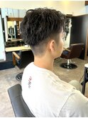 【IRIE HAIR赤坂】スパイラルパーマセンターパート
