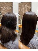 髪質改善ストレート