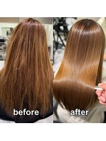 キュア 表参道(CURE)&nbsp;黒髪/グレージュカラー/ココアベージュ/ヘルシーロング/表参道