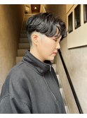 ワンカールパーマ・センターパート