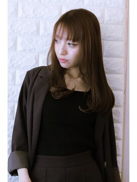 ノイン(noine) #グレージュ#春#夏#セミロング#ストレート