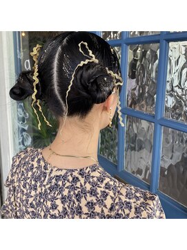 ジジ ヘアワークス(gigi hair works) ツインお団子