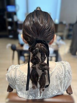 アフロート トウキョウ(AFLOAT TOKYO) 【高木美緒】ポニーアレンジ/玉ねぎアレンジ/ヘアセット