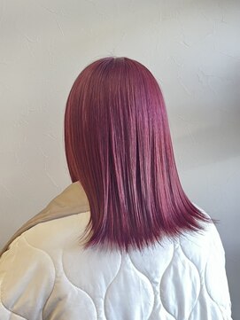 ハウリーヘアアンドスパ(HAURY hair&spa) カシスピンク