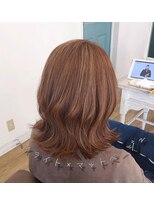 ヘアアトリエ ナイン(hair atelier nine) メルティーカラー/似合わせカット/ウェーブミディアム/福島市