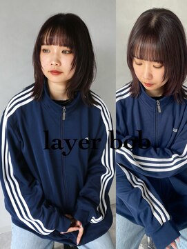 リアン バイ キートス(Lien by kiitos) レイヤーボブ／ミディアムヘア/大人カジュアル