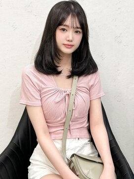 セルカ 新宿(CERCA) 新宿韓国風ミディアムレイヤーダークグレージュカラー