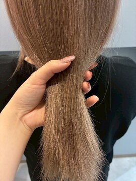 スイヘアデザイン 久留米(suii.. hair design) ベージュ/ブリーチ/yurina