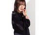【髪質改善】カット＋顔周り縮毛矯正　￥8500