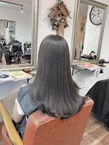 ヘアメイク アンフィ(amphi)&nbsp;透明感ラベンダーMIXグレージュ..~*＊.