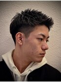 【メンズ】 束感ショートマッシュ | 爽やかビジネススタイル