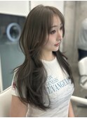 上品オリーブグリーンオリーブグレー緑グレー