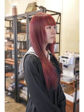 チックタック モーガン エアライン(TICK-TOCK MORGAN airline) 【MORGAN】ボルドーレッド/ブリーチカラー