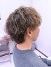 メンズカット+パーマ(マイクロバブル付き) ¥14030~