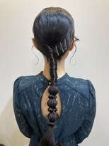 グレイスアンジュ 名駅(Grace Unge)&nbsp;名古屋大人 編み下ろしヘアセット