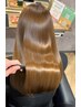 【髪の負担を抑えてサラ艶髪になれる♪】話題の酸性ストレート＋カット￥23100