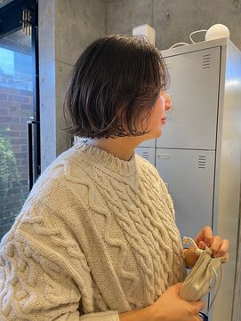 エインアンリー 明治神宮前(AIN.ANLY.) ボブパーマ、ショートパーマ、毛先パーマ、ニュアンスパーマ