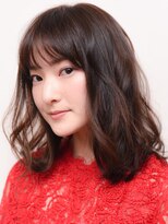 スノッブリコ(snob rico)&nbsp;[snobrico.］リラックスカール×シナモンベージュ