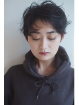 ヘアーアンドメイク シーク 八王子(HAIR&MAKE SeeK) ショートヘア×地毛風カラー