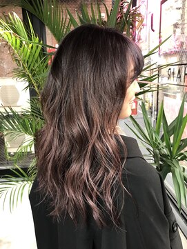 フォーク(FOLK) 恵比寿_外国人風グラデーションカラー_ラベンダーピンク