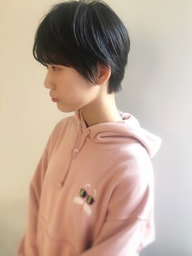 エル セルカ 高田馬場(el CERCA) 黒髪地毛風ダークカラーのすっきりショート【el CERCA高田馬場】