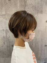 アムレヘアー(amule hair) 【amule hair】耳元すっきりマッシュ風ショートボブ