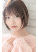 【canon 下北沢】小顔ラインのきれいなショートボブ