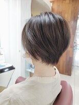 クオリス 赤塚店(QUALIS) 大人可愛い20代30代40代黒髪前下がりショートボブ丸みショート◎