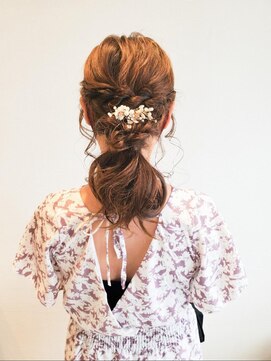 フォーカス 南流山店(FOCUS) ロープ編みポニー