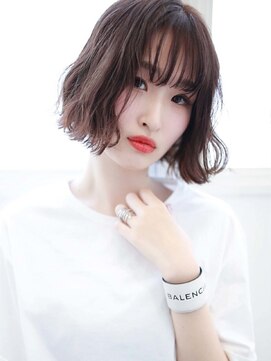 ドーチェ 茨木店(DOCHE) 切りっぱなしふんわりパーマボブ