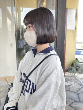 シャンプー ボーイ 宮崎柳丸店(SHAMPOO BOY) 切りっぱなしボブ