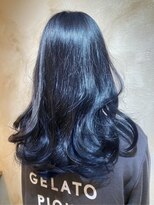 ヘアーリゾートガーデン 南林間店(Hair Resort Garden)&nbsp;外国人風グラデーションカラーブルーブラック×ブルー