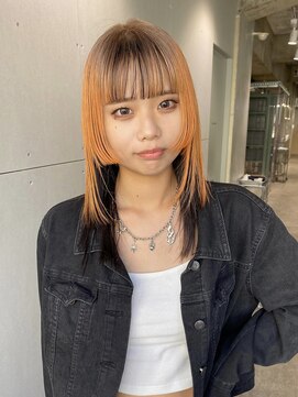 ロジ(loji) orange beigeのルーツカラー