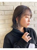 韓国風インナーカラーグレージュ!