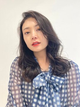 ロンド フィーユ(Lond fille) ひし形シルエットの韓国くびれヘア☆