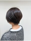 ショートレイヤー アッシュブラウン